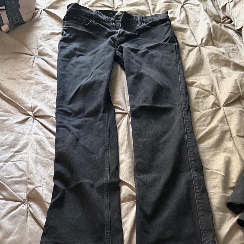 Hollister Black Straight-Leg Jeans